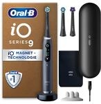 Oral-B iO Series 9 Elektrische Zahnb&uuml;rste mit 3 Aufsteckb&uuml;rsten, Schwarz - Electric