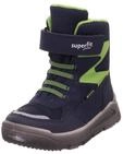 Superfit Jungen Mars Warm Gef&uuml;tterte Gore-tex Schneestiefel, Blau Hellgr&uuml;n...