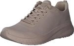 Skechers Damen Bobs Squad Chaos Face Off Sneaker, Natur, 36 EU