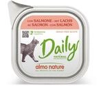 almo nature Daily - Nassfutter f&uuml;r Erwachsene Katzen - Lachs - 100 g, Packung...