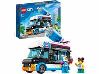 LEGO 60384 City Slush-Eiswagen Set, Sommer-Fahrzeug-Spielzeug mit Kinderspielfiguren,