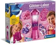 Clementoni Galileo Fun - Glitter-Labor, Basteln & Experimentieren | mit Glitzer,