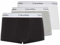 Calvin Klein Trunk 3Pk Trunk Herren, Mehrfarbig (Black/ White/ Grey Heather), M