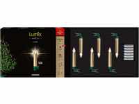Lumix® kabellose LED Christbaumkerzen Weihnachtsbaumkerzen 6er Erweiterungs-Set