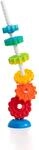 Fat Brain SpinAgain Spinning Toy, Stacking Toy for Babies, Colourful Development Toy,