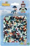 Hama Perlen 4109 Kleines Set Winter mit ca. 450 bunten Midi B&uuml;gelperlen mit