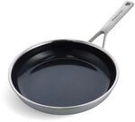 KitchenAid Multi-Ply Stainless Steel PFAS-freie keramische Antihaft-Bratpfanne aus
