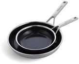 KitchenAid Multi-Ply Stainless Steel Edelstahl PFAS-frei Keramik Antihaft 20 cm...