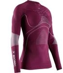 X-Bionic Energy Accumulator 4.0 Lang&auml;rmliges Kompressions-Jersey-T-Shirt Viola...