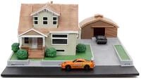 Jada Toys Fast & Furious Dom Toretto Haus - Nano Diorama (14x20x20cm) inkl. 2...
