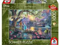 Schmidt Spiele 57527 Thomas Kinkade, Disney, Froschkönig, Die Prinzessin und...