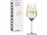 RITZENHOFF 3011010 Weißweinglas 300 ml - Serie Herzkristall Nr. 10 – mit