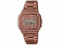 Casio Damen Digital Quarz Uhr mit Edelstahl Armband A1000RG-5EF