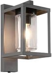Trio Leuchten Au&szlig;en Wandleuchte Lunga 212060142, Aluminium Druckguss, Glas, exkl. 1x