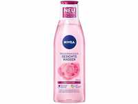 NIVEA Rosenwasser Gesichtswasser (200 ml), erfrischendes Gesichtswasser mit