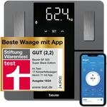Beurer BF 500 Personenwaage mit Bluetooth & App, digitale K&ouml;rperfettwaage mit