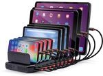 USB-Ladestation f&uuml;r 10 Tablets & Smartphones
