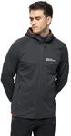 Jack Wolfskin Herren Hydro Grid Hooded Fz M Fleece Jacke, phantom, M EU