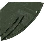 PolyTarp 210 PE-Abdeckplane (Farbe Gr&uuml;n, 5 m rund, 13 mm &Ouml;sen im verst&auml;rkten...