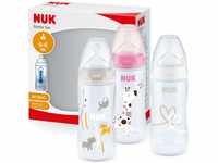 NUK First Choice+ Babyflasche im Set | 0–6 Monate | Temperature Control...