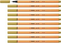 STABILO - Fineliner - point 88-10er Pack - khaki
