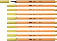 STABILO - Fineliner - point 88-10er Pack - senf