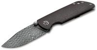 B&ouml;ker Manufaktur Solingen M4 Sherman-Damast Taschenmesser Damast/Micarta Schwarz,