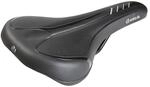 Velo Fahrradsattel, gefedert, Leichter Komfortschaum, schwarz, M, VELO-FIT Traveller