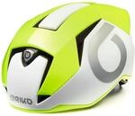 Briko Gass 2.0 Fahrradhelm, Wei&szlig;, Gelb, Neon-Silber, L