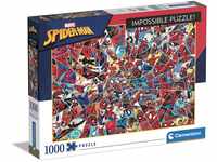 Clementoni - 39657 - Impossible Puzzle - Marvel Spiderman - Puzzle 1000 Teile...