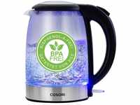 COSORI Wasserkocher Glas mit Upgrade Edelstahl Filter und Innendeckel, BPA...