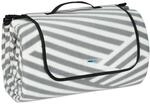 Relaxdays XXL Picknickdecke, 200x300 cm, Fleece Stranddecke weich, w&auml;rmeisoliert,