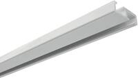 GARDINIA Aluminium-Schiene, 1-l&auml;ufige Vorhangschiene, Gardinenstange, 150 cm, Wei&szlig;