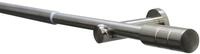 Gardinia Gardinenstangen-Set Kreta, Ausziehbar, Metall, Edelstahl-Optik