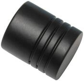 Gardinia Endst&uuml;cke, Zylinder, F&uuml;r Gardinenstange mit &Oslash; 16 mm, Metall,