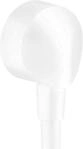 hansgrohe 27454700 FixFit Wandanschluss E ohne R&uuml;ckflussverhinderer Mattwei&szlig;