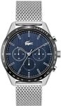 Lacoste Multi Zifferblatt Quarz Uhr f&uuml;r Herren Kollektion Boston mit Silbernes