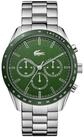 Lacoste Chronograph Quarz Uhr f&uuml;r Herren Kollektion Boston mit Silbernes