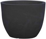 Siena Garden Gef&auml;&szlig; Bristol schwarz Granit &Oslash; 30x23 cm