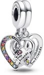 PANDORA Puzzleteil Herzen Teilbarer Freundschafts- Charm-Anh&auml;nger 792239C01