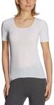 Schiesser Damen Spenzer halbarm Luxury Baumwolle Unterhemd, Weiss_200764, 42