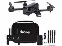 Rollei Fly 100 Combo Drohne, WiFiLiveBild Übertragung, 6Achsen Gyroskop,