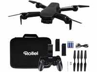 Rollei Fly 80 Combo Drohne, WiFi-Live-Bild Übertragung, 6-Achsen Gyroskop,