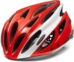 Briko Kiso Helm, Erwachsene, Uni, Shiny Red White, Gr&ouml;&szlig;e M