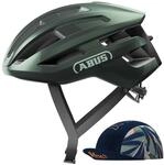 ABUS Rennradhelm PowerDome ACE - mit ABUS Race Cap - leichter Fahrradhelm mit
