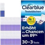 Clearblue 33 Tests Kinderwunsch Fertilit&auml;tsmonitor, Zykluscomputer...