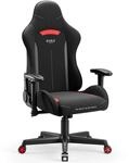 Diablo Gamer Stuhl Stoff | Gaming Stuhl Ergonomisch mit Stoffbezug, Verstellbare