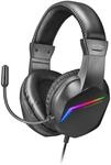 Mars Gaming Gaming MH122, FRGB Over Ear Kopfh&ouml;rer mit Mikrofon, HiFi Sound,