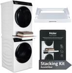 Haier Zwischenbaurahmen f&uuml;r Trockner & Waschmaschine, ausziehbar I Universaler