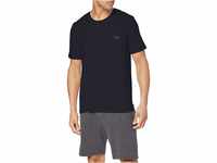 BOSS Hugo Herren Mix & Match T-Shirt Loungewear C-Neck Shirt, Farbe:Blau,...
